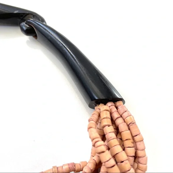 Vintage GERDA LYNGGAARD MONIES Artisan 12 Strand Layered Statement Necklace - Picture 8 of 15